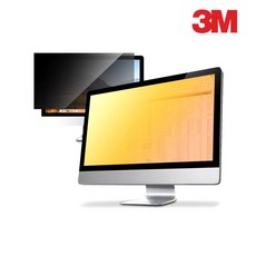 3M 정보보안 보호필름 골드 블랙 양면 24인치 16:10 보안필름 난반사 필터, 단일색상