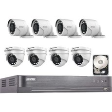 HIK CCTV VISION 8ch HD DVR iDS7208HQ용 키트 번들HIM1S2TB HDD 포함 8배 야외 혼합탄Dome 2MP 108, 1개 - ids-7208