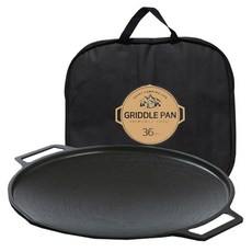 퀸센스 인덕션 올비아 캠핑 그리들팬 + 휴대용 가방 세트, 1세트, 36cm