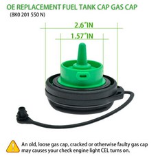 플라스틱 연료 탱크 내부 캡 급유 A3 A4 A6 A8 Q7 8K050N 차량용 액세서리, 01 CHINA, 1개