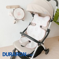 돗투돗 듀라론 쿨링 유모차 라이너 카시트 겸용, 베이비바니핑크, 1개