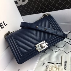 (샤넬.CN) woc leboy 실버 버튼 백