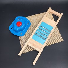 필러 주방 국다용도 야채써는기구 감자채 채써는기기 채썰기기기 삽입식 강판 껍질벗기기 가정용 슬라이싱 손보호기, T04-K13-용강현 빅사이즈 블루보드+손보호