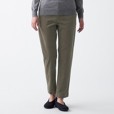 무인양품 MUJI 여성 스트레치 코듀로이 테이퍼드 팬츠 BEE01A0A