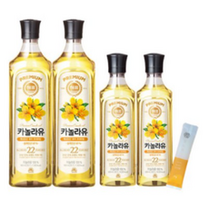 해표 카놀라유 900ml x 2개 + 카놀라유 500ml x 2개, 1세트