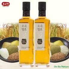 초산정 오곡명초 520ml 땅 속 황토옹기에서 자연발효/발효식초/전통식초/한상준식초, 2개