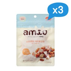 아미오 애견간식 소프트큐브 닭고기 100g x 3개, 단품