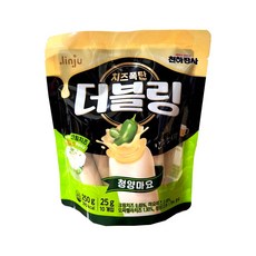 진주햄 치즈폭탄 더블링 청양마요, 250g, 1개