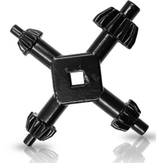 4헤드 멀티 전동 드릴척키 전기드릴 비트 핸들 교체 스틸 6mm 9mm 10mm 13mm, 1개