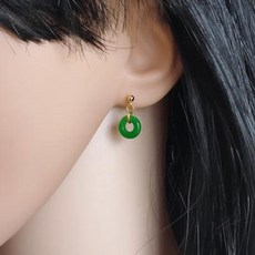 비취귀걸이원석