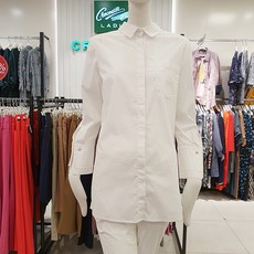 크로커다일레이디 단정~깔끔~멋스러운 올리비아하슬러 백리본 커프스 블라우스 남방 뉴코아 인천점