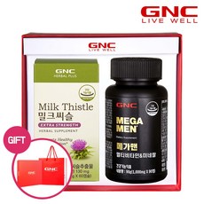 [GNC] 남성건강 플러스 세트(메가맨+밀크씨슬)_30153, 단품