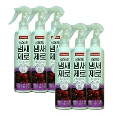불스원 냄새제로 스프레이 쥬시 베리향, 6개, 300ml