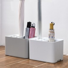 이소품 모던 우산꽂이 보관함 우산통 우산거치대 카페 매장 사무실 현관정리 10구, 1개, 그레이(06588B))