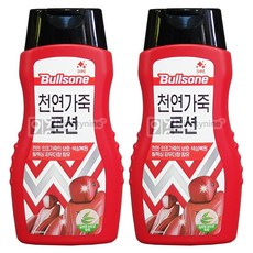 불스원 천연가죽 크리너 천연가죽로션 2종세트, 02 천연가죽 로션 2개 세트, 2개, 300ml