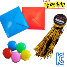 상상봉봉 전통놀이 딱지 제기 공기 3종세트, 1개