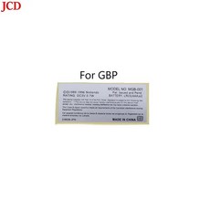JCD GBC GBP GBL GB GBA SP NDS SENS Wii 게임 콘솔용 새 라벨 백 스티커 게임보이 컬러 쉘 스틱 교체, [18] GBP, 17 클리어