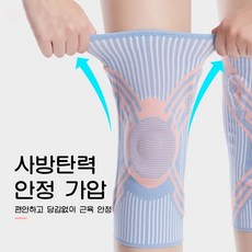 스타일닥터 남녀 공용 무릎보호대 무릎 밴드 1+1 운동하다 실리콘무릎보호대, 2통, 블루