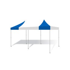 프리폼 대형 함마톤 캐노피천막 3x6, 베이직골조+지붕 3x6 청백청