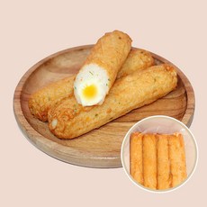 산아푸드 휴게소 간식 핫바 (옵션.06) 수제 스트링 체다 크림 빵빵 어묵바, 500g, 1개