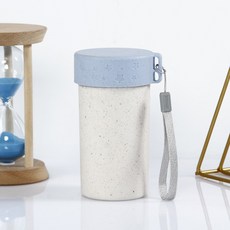 고용량형 대용량 스포츠 물컵 야외 레저 휴대용, 301-400ml, 파란색, 1개