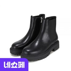 바바라 네쇼페세븐플로어 소가죽 청키 여성첼시부츠 4cm_SFG837BK