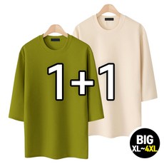 남성7부티셔츠