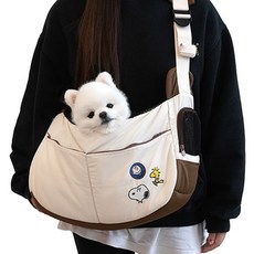 [도그러브]-PARISDOG 피너츠슬링백 (M/L) 견주님도 댕댕이도 편안한