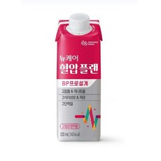 대상웰라이프 뉴케어 혈압플랜 200ml (30팩) 건강보조식품 영양보충 환자식