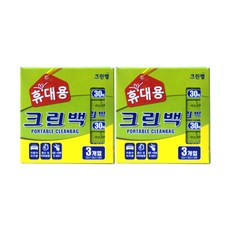 크린랲 휴대용 크린백 30매, 30개, 6개