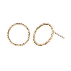 14k꼬임링귀걸이