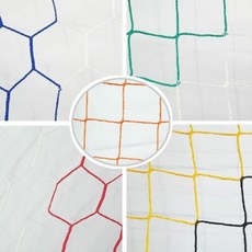  다우리 축구 골망 그물망 축구망 네트 골대 그물 2개, 주황(사각) 