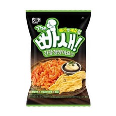 해태 빠새 간장청양마요맛 55g 16개입 빠삭한새우칩 봉지과자 [s], 16개