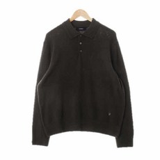 다니엘크레뮤 5147 cremieux 다크브라운 캐시미어혼방 밑단팬던트니트카라티 [105]