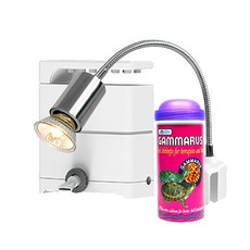 [초록끈] 거북이여과기AMZ-XN400+250ml감마루스+XN400조명세트, 1세트, 10W