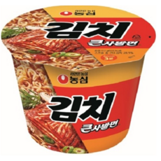 농심 김치 큰사발면 112g, 12개