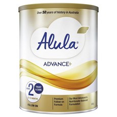 호주 알룰라 Alula Stage 2 6-12개월 2단계 어드벤스+ 팔로우 온 아기 분유, 800g, 3개