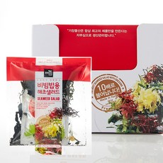 해초샐러드 비빔밥용 10g x 5팩+소스 5팩, 상세설명 참조