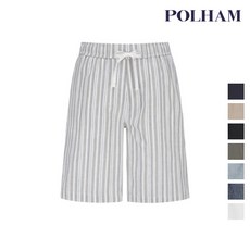 폴햄 폴햄 남성 린넨 코튼 밴딩 반바지_PHC2PH1066