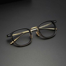 초경량 순도 티타늄 컬러 안경테 남자 빈티지 안경 린드버그