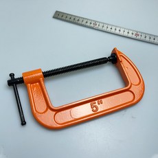 C클램프 목공 만력기 DIY 수공 고정 퀵그립 클램프 홀딩 5인치, 1개