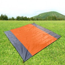 캠핑 텐트 그라운드 바닥 시트(210x200cm) (오렌지), 상세페이지 참조