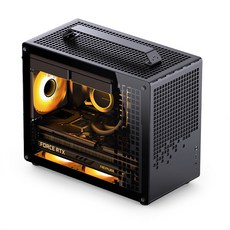 존스보 JONSBO JONSPLUS Z20 M-ATX 컴퓨터 PC 케이스 (블랙), 1개