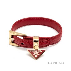 프라다가죽팔찌