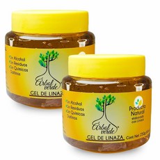 Árbol Verde 천연 그린 트리 아마씨 젤 2팩 알코올 프리 보통 고정, 2개, 250g