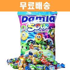 담라 사워 소프트캔디, 1kg, 1개 - 츄잉블루