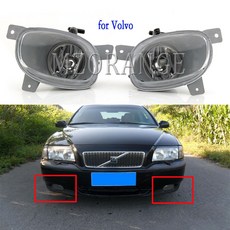 볼보 S80 MK 1999-2006 용 앞 범퍼 안개등 액세서리 부품 전구 865 없음, [02] right
