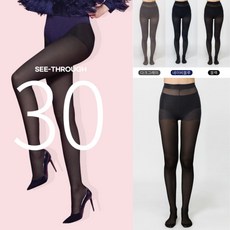 비너스 30D 고탄력 사계절 팬티스타킹(2족)