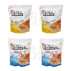 김칩스 김치전맛 x 해물김치전맛 세트 간식거리 맥주안주, 4개, 40g