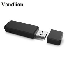 소형 초소형 녹음기 층간소음 어린이집Vandlion 32G 64GB 충전식 미니 딕 터폰 WAV 오디오 펜 디지털 USB, 01 Black_02 16GB